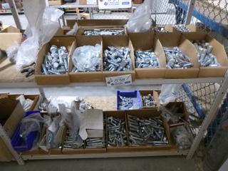 Qty of Nuts, Bolts, Hangers and Assorted Supplies