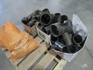 Qty of Cast Iron and Pipe Fittings, 90 Degree Elbows, Y's, Traps and More