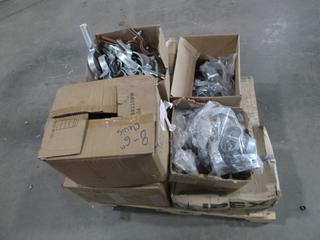 Qty of Riser Clamps and Hanger Clamps, Various Sizes