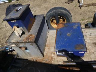 (1) Tank 31 In. x 22 In. x 22 In., (1) Tank 31 In. x 21 In. X 10 In., (1) Tank 17 In. x 12 In. x 14 In.