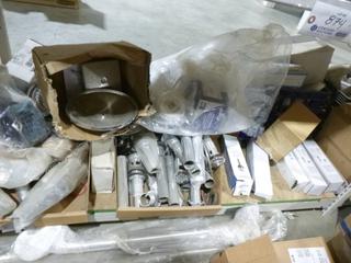 Qty of Various Size Drains, Fittings, Faucet Sets and Assorted Supplies