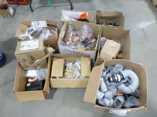 Qty of Fittings, Various Sizes and Materials