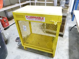 31in X 20in X 39in Flammable Liquid Storage Cage 