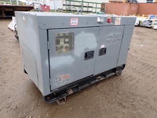 Wacker Neuson G14 14KW Generator c/w 1.7L Kubota Engine, Showing 4,799 Hrs