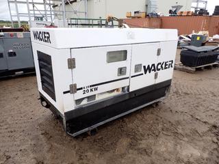 2006 Wacker Neuson G25 20KW Generator c/w Isuzu Engine AA-4LE2, Diesel, SN 5649404