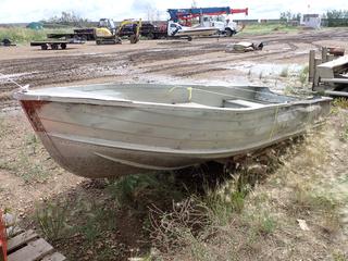 14 Ft. Aluminum Boat c/w 3 Bench Seating