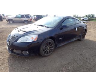 2008 Pontiac G6 GXP Coupe c/w 3.6L V6 VVT, A/T, A/C, Leather, 225/40R18 Front Tires at 60%, 215/70R16 Rear Tires at 70%, Showing 190,319 Kms, VIN 1G2ZM177984300830  *Note: Front End Damage, Rear Bumper Damage, Rusted Quarter Panels, T/C Light On, ABS Light On*