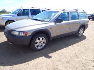 2002 Volvo V70 XC Cross Country AWD Wagon c/w 2.4L Turbo, A/T, A/C, Leather, Sunroof, 215/65R16 Tires at 55%, Showing 315,144 Km, VIN YV1SZ58D521069146 *Note: Running Condition Unknown, Engine Plastic Cover Removed, Inside Car*