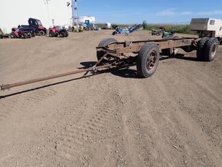 Bale Hauler Frame/Chassis 6M Long,  Dual Wheel, 9.0-20 Tires w/ 10 Ft. 3-Point Hitch