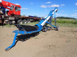 Brandt Grain Belt 1535 Conveyor Mover, 35 Ft. c/w Kohler Command Pro 25 Gas Engine, 15 In Conveyor Belt, Hydraulic Winch Lift, 16x6.50.3 MHS Front Tires, ST225/75R15 Rear Tires, SN 99304-12 **For More Information Contact Richard at 780-222-8309**