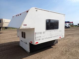 2013 Medi Truck Camper c/w Porch Light, Interior Lights, Heater, Sink, (2) Bunks, Chair, Cubbies For Supplies, Box Insert 49.5 In. x 8 Ft. Long, Clearance Size 21 In., I.D Number MTC-0205-0031