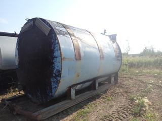 400 BBL (Barrel) Skid Mounted Storage C/w Bottom and Side Skid