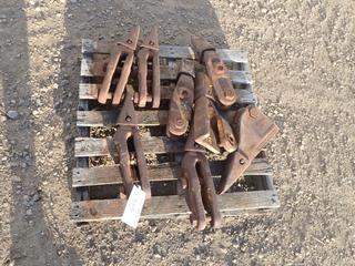 (8) Bucket Shanks and Teeth to Fit CAT IT18-IT28-926-930-938