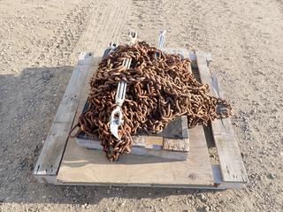 Tire Chains w/ Turn Buckles To Fit 23.5x25 Tires