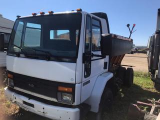 1987 Ford Cargo 7000, VIN 9BFXH70P6HDM01916 *Note: Does Not Run, Parts Only* **Located Offsite Near Spruce Grove, For More Information Contact Richard 780-222-8309**