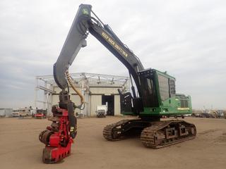 2013 John Deere 2154D Log Processor c/w  Waratah HTH622B Processor, Computerized Measuring, Top Saw, Butt Saw, Metal Feed Rollers, Head SN 1WA622BXAC0001852 28 In. DBG Pads, Showing 18,652 Hrs, Carrier SN 1FF2154DCD0210653 *Equipment From D&L Rehn Contracting, Recent Repairs Listed in Item Description* **For More Information Contact Richard at 780-222-8309**