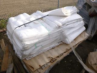 **LOCATED OFFSITE** Qty. Of Poly Seed Bags, 40in. x 28in. *Note: Buyer Responsible For Loadout, This Item Is Located @ 7261 18ST NW, For More Info Contact Chris @ 587-340-9961*