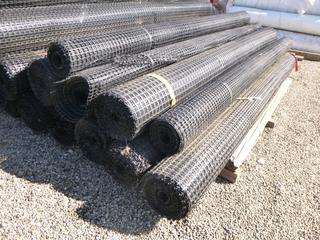 **LOCATED OFFSITE** (5 Rolls) 13ft Geogrid Matting, Various Lengths *Note: Buyer Responsible For Loadout, This Item Is Located @ 7261 18ST NW, For More Info Contact Chris @ 587-340-9961*