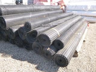 **LOCATED OFFSITE** (5 Rolls) 13ft Geogrid Matting, Various Lengths *Note: Buyer Responsible For Loadout, This Item Is Located @ 7261 18ST NW, For More Info Contact Chris @ 587-340-9961*