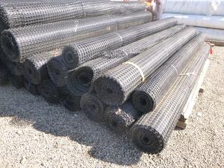 **LOCATED OFFSITE** (5 Rolls) 13ft Geogrid Matting, Various Lengths *Note: Buyer Responsible For Loadout, This Item Is Located @ 7261 18ST NW, For More Info Contact Chris @ 587-340-9961*