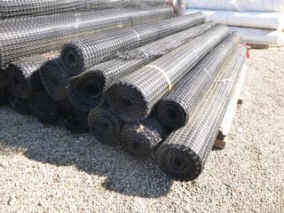 **LOCATED OFFSITE** (5 Rolls) 13ft Geogrid Matting, Various Lengths *Note: Buyer Responsible For Loadout, This Item Is Located @ 7261 18ST NW, For More Info Contact Chris @ 587-340-9961*