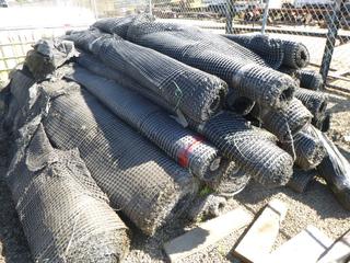 **LOCATED OFFSITE** (5 Rolls) 12ft Nylon Matting, Up To 100ft Per Roll *Note: Buyer Responsible For Loadout, This Item Is Located @ 7261 18ST NW, For More Info Contact Chris @ 587-340-9961*