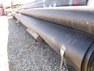 **LOCATED OFFSITE** (5 Rolls) Morospike Vinyl Liner, Approx. 23ft Wide 60mil Thick, Various Lengths Up To 540ft *Note: Buyer Responsible For Loadout, This Item Is Located @ 7261 18ST NW, For More Info Contact Chris @ 587-340-9961*