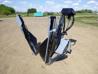 Baumalight ST324 Q/A Hydraulic Skid Steer Tree Spade w/ 20in Opening And 24in Root Ball. SN BL1003791 