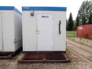 53ft Skid Mtd. Insulated Potable Water Containment Building C/w 58ft Skid And (5) 1700-Gal Tanks *Note: Buyer Responsible For Loadout*