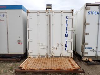 40ft Skid Mtd. Potable Water Containment Building C/w 48ft Skid, (4) Storage Tanks, Berkeley Pump And Pro-Source Plus Pressure Tank *Note: Buyer Responsible For Loadout*