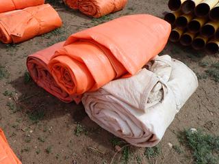 Qty Of (3) Insulated Tarps, Size Unknown