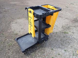 Rubbermaid Janitorial Cart