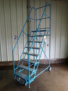 8-Step Portable Warehouse Ladder