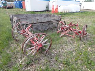 Antique Horse Drawn Farm Wagon