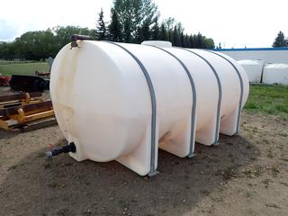 128in X 90in X 6ft Poly Storage Tank, Size +/- 1000 Gallon *Note: No Cover Lid*