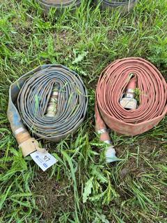 (2) 2in Discharge Hoses, Length Unknown
