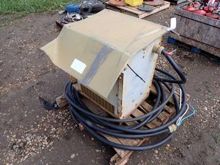 Westinghouse DT-6 30kva 600-208/120V 3-Phase Transformer. SN 81TZL042 *Note: Working Condition Unknown, Has Damage*