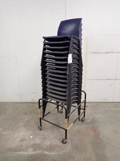 Qty Of Chairs C/w Cart