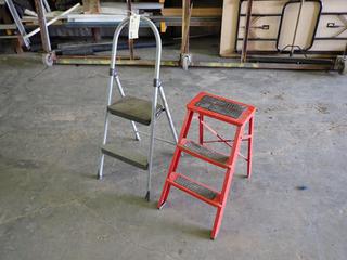 (1) Cosco 2ft Step Stool C/w (1) Ecko Step Stool