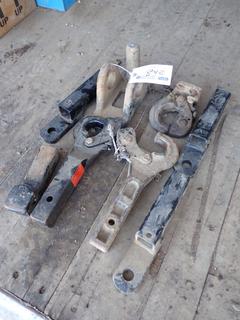 Qty Of Assorted Pintle Hitches And 2in X 8in Ball Mounts