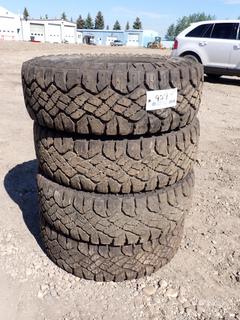 Qty Of (4) Goodyear Wrangler Duratrac LT245/75 R16 Tires