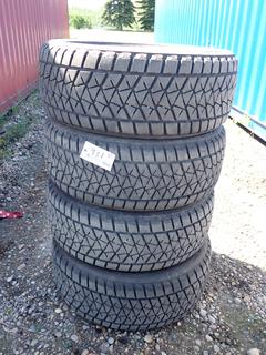 Qty Of (4) Bridgetsone Blizzak P285/45 R22 Tires