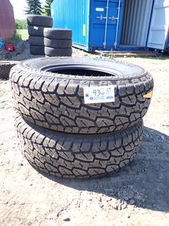 (2) Cross Ace Aeolas P265/70 R17 Tires