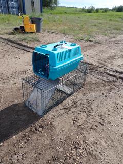 Pet Carrier C/w Trap