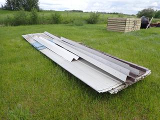 Qty Of 18ft Pieces Of Sheeting C/w Assorted Corners