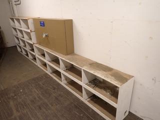 4ft X 24in Storage Cabinet C/w Assorted Size Storage Units *Note: Buyer Responsible For Loadout*