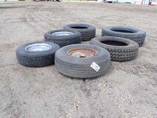 Qty Of (6) Assorted Tires Includes: 275/70R22.5, 225/70 R19.5, 235/75 R15, P205/75 R14, P275/60 R15 And P275/65 R18 