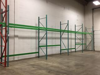 (4) Sections of Heavy Duty Pallet Racking.