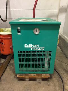 Sullivan Palatek Refrigerated Air Dryer Model SPRF-58A-116, 120/1/60 Volts, 6.9A, 230 PSIG, S/N 30226.