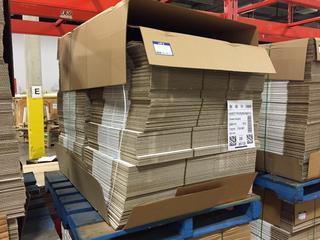 Quantity of Branded Boxes 19 1/2 In x 12 In x 10 In.